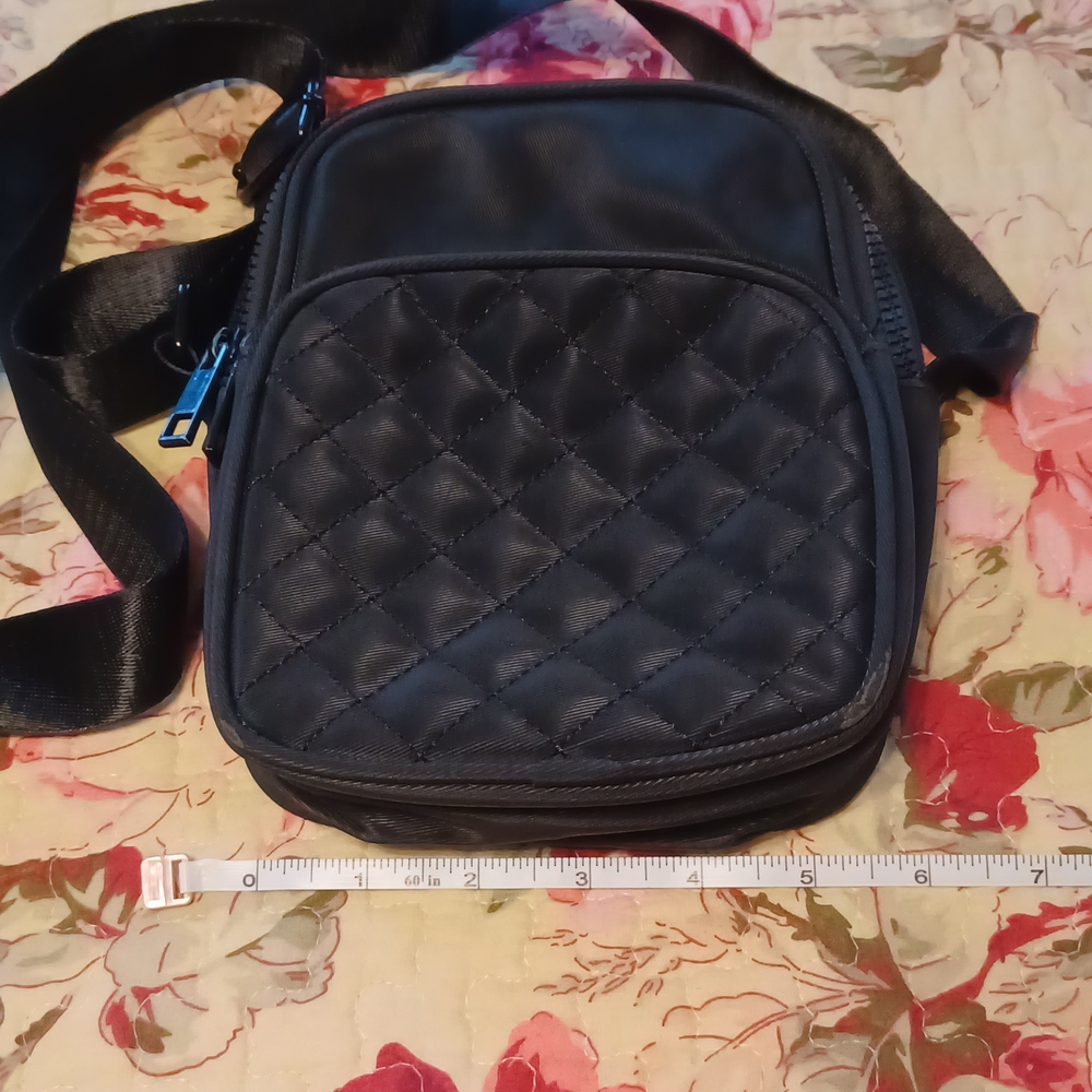 Black Quilted Crossbody Bag - Make Offer